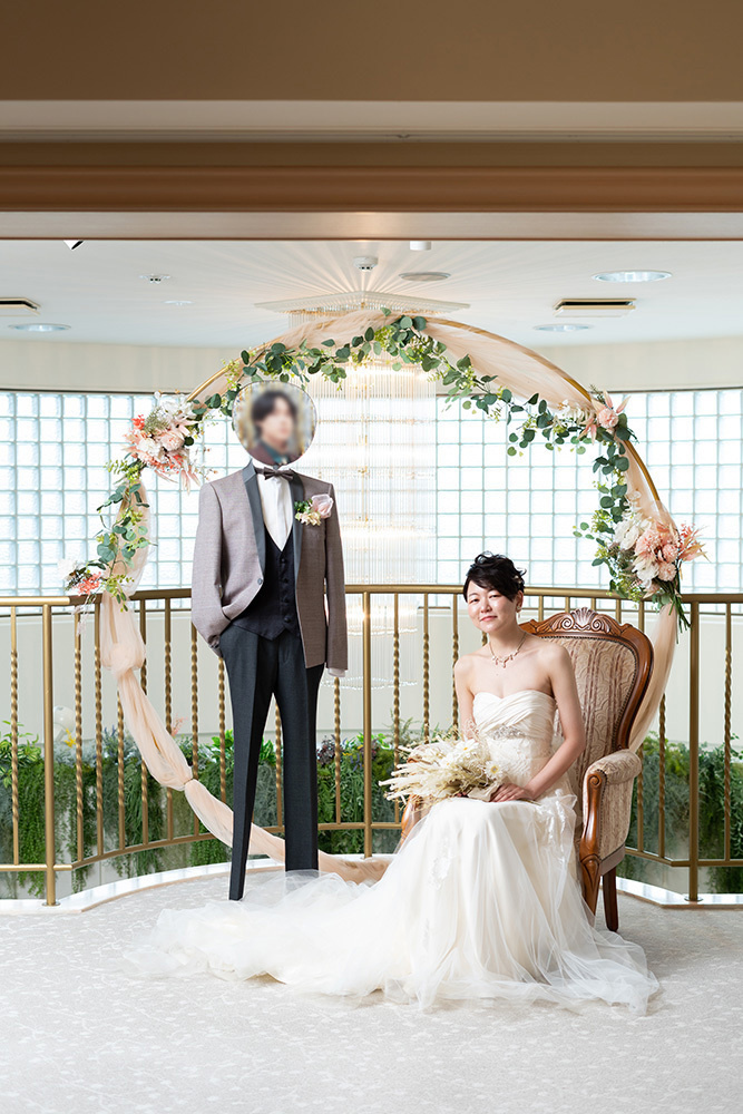 静岡フォトウエディングのフィーノスタイルで撮影した押し活・ソロウエディングのウエディングフォト