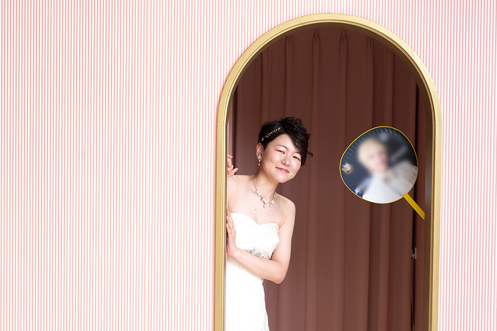 静岡フォトウエディングのフィーノスタイルで撮影した押し活・ソロウエディングのウエディングフォト