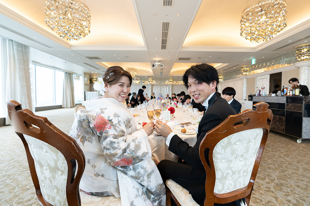 静岡フォトウエディングのフィーノスタイルで撮影したパーティー・会食のウエディングフォト