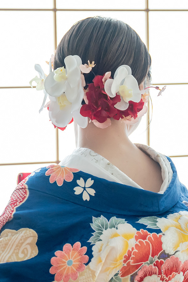 静岡フォトウエディングのフィーノスタイルで撮影した新婦のヘアメイク