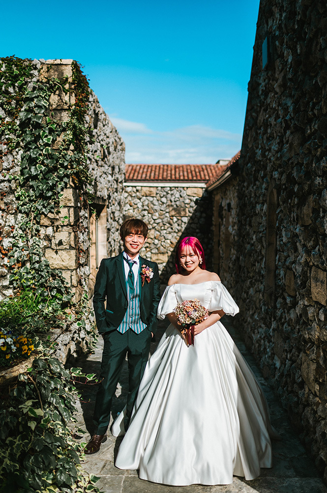 静岡フォトウエディングのフィーノスタイルで撮影したミッシェルガーデンコートの新郎新婦