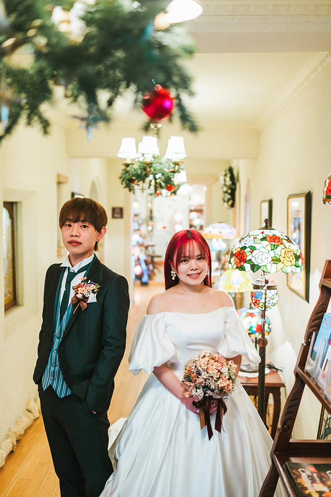 静岡フォトウエディングのフィーノスタイルで撮影したミッシェルガーデンコートの新郎新婦