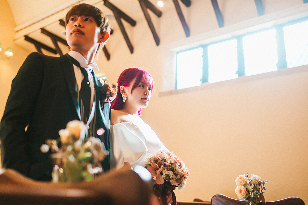 静岡フォトウエディングのフィーノスタイルで撮影したミッシェルガーデンコートの新郎新婦