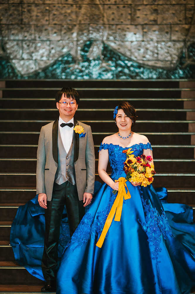 静岡フォトウエディングのフィーノスタイルで撮影したホテルグランド富士の新郎新婦