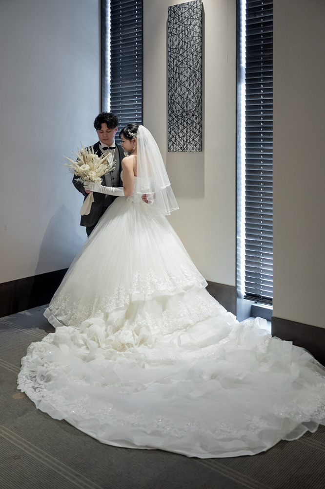 静岡フォトウエディングのフィーノスタイルで撮影したホテルグランド富士の新郎新婦