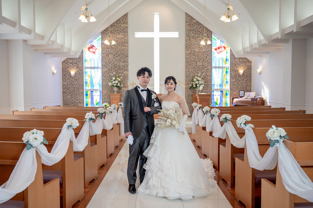 静岡フォトウエディングのフィーノスタイルで撮影したホテルグランド富士の新郎新婦