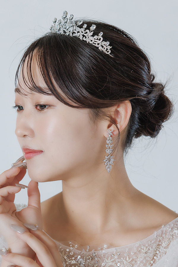 静岡フォトウエディングのフィーノスタイルで撮影した新婦のヘアメイク