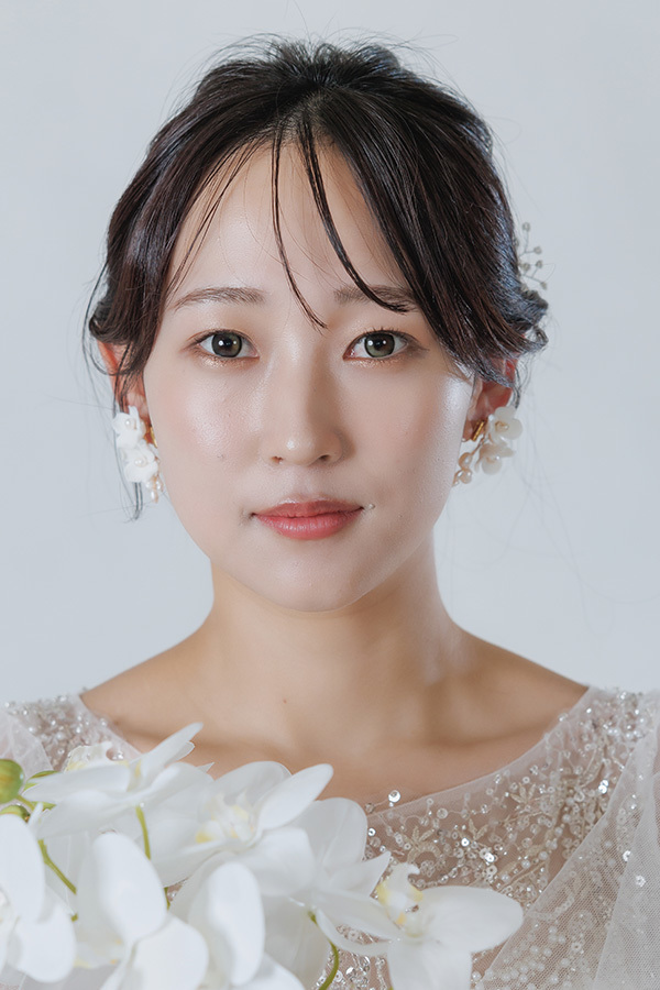静岡フォトウエディングのフィーノスタイルで撮影した新婦のヘアメイク