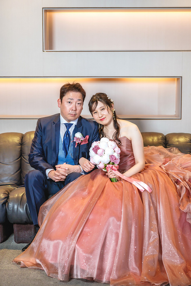 静岡フォトウエディングのフィーノスタイルで撮影したホテルグランド富士の新郎新婦