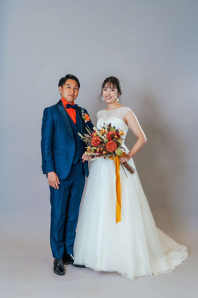 静岡フォトウエディングのフィーノスタイルで撮影したフィーノ静岡店の新郎新婦の記念写真撮影