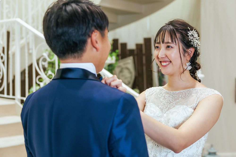 静岡フォトウエディングのフィーノスタイルで撮影したフィーノ静岡店の新郎新婦の記念写真撮影