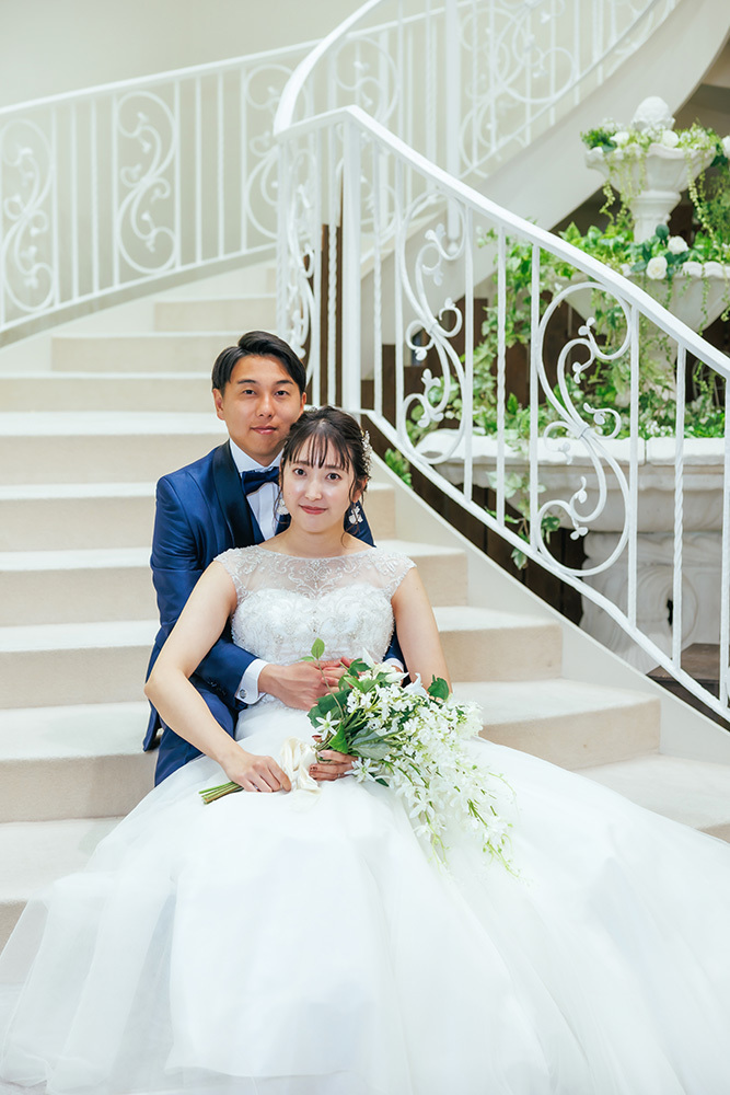 静岡フォトウエディングのフィーノスタイルで撮影したフィーノ静岡店の新郎新婦の記念写真撮影