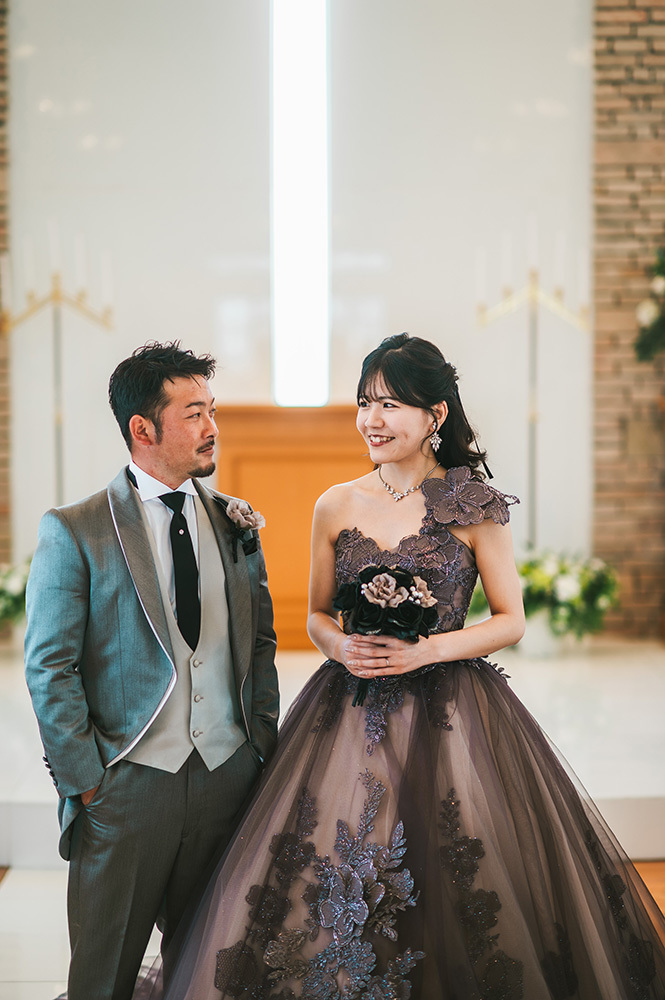 静岡フォトウエディングのフィーノスタイルで撮影したホテルグランド富士の新郎新婦