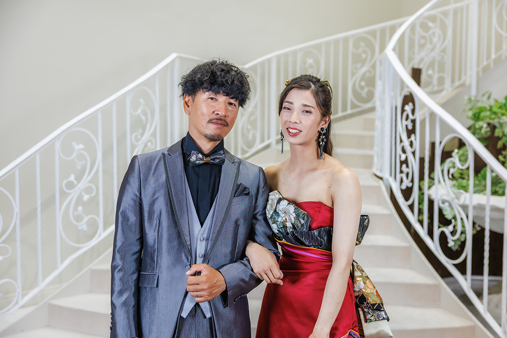 静岡フォトウエディングのフィーノスタイルで撮影したフィーノ静岡店の新郎新婦の記念写真撮影