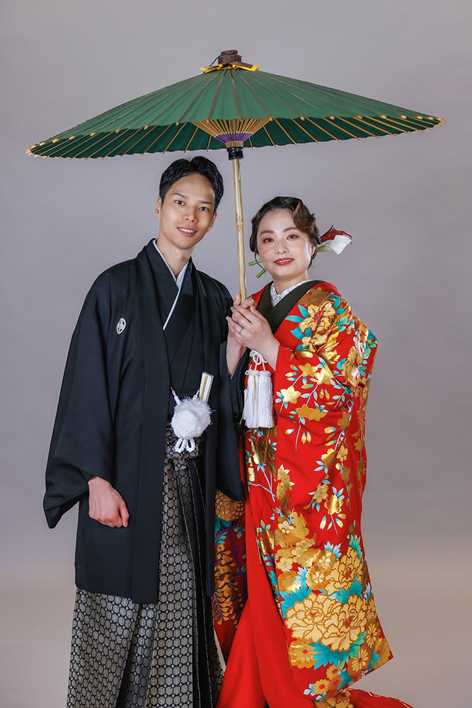 静岡フォトウエディングのフィーノスタイルで撮影したフィーノ静岡店の新郎新婦の記念写真撮影