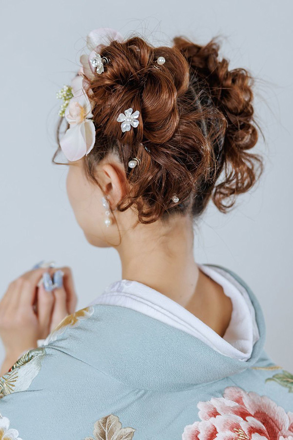 静岡フォトウエディングのフィーノスタイルで撮影した新婦のヘアメイク