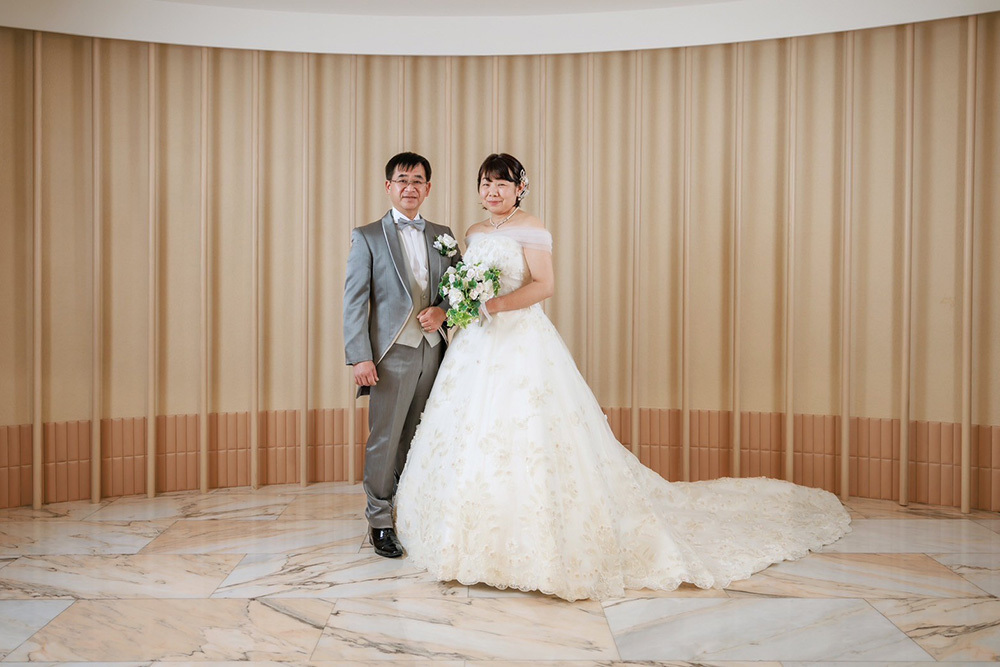 静岡県富士市のフィーノ富士店で撮影したバウリニューアルの記念写真・記念撮影