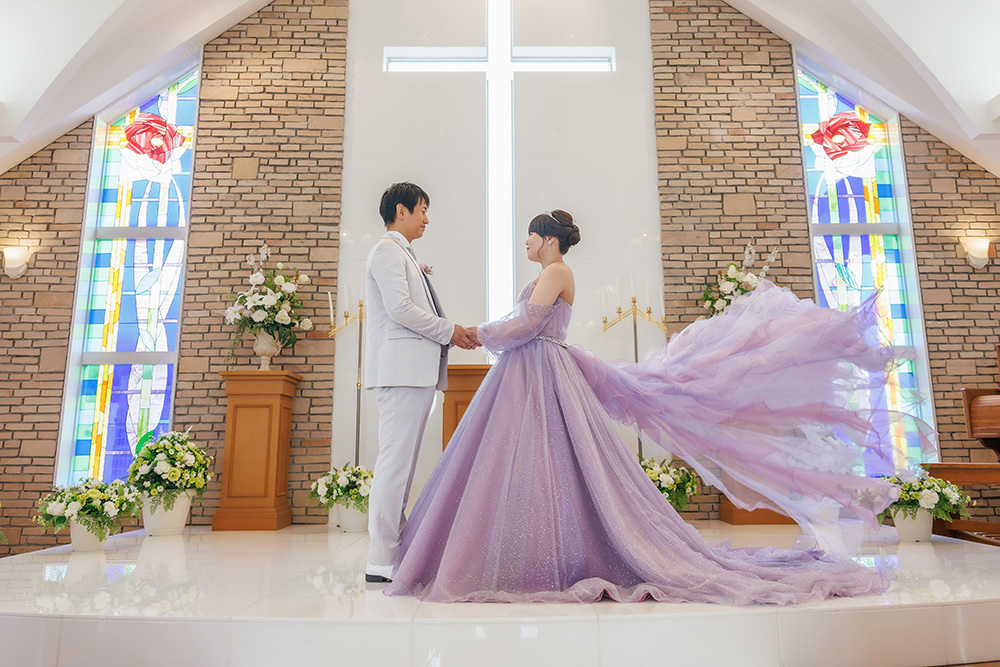 静岡フォトウエディングのフィーノスタイルで撮影したホテルグランド富士の新郎新婦