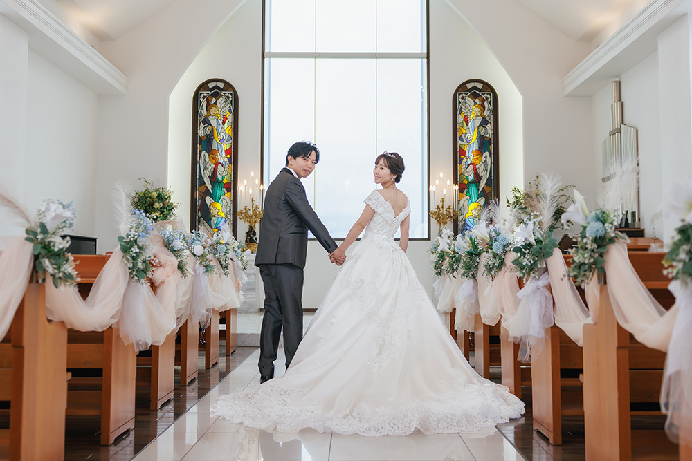 静岡フォトウエディングのフィーノスタイルで撮影したフォレストヒルズの新郎新婦