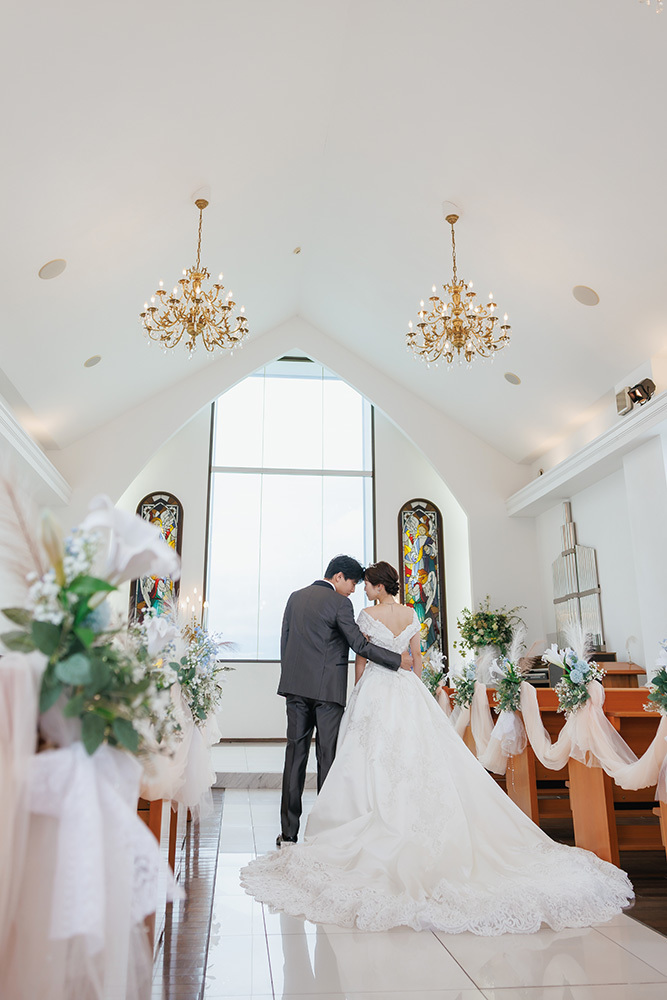 静岡フォトウエディングのフィーノスタイルで撮影したフォレストヒルズの新郎新婦