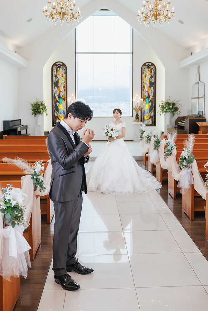 静岡フォトウエディングのフィーノスタイルで撮影したフォレストヒルズの新郎新婦