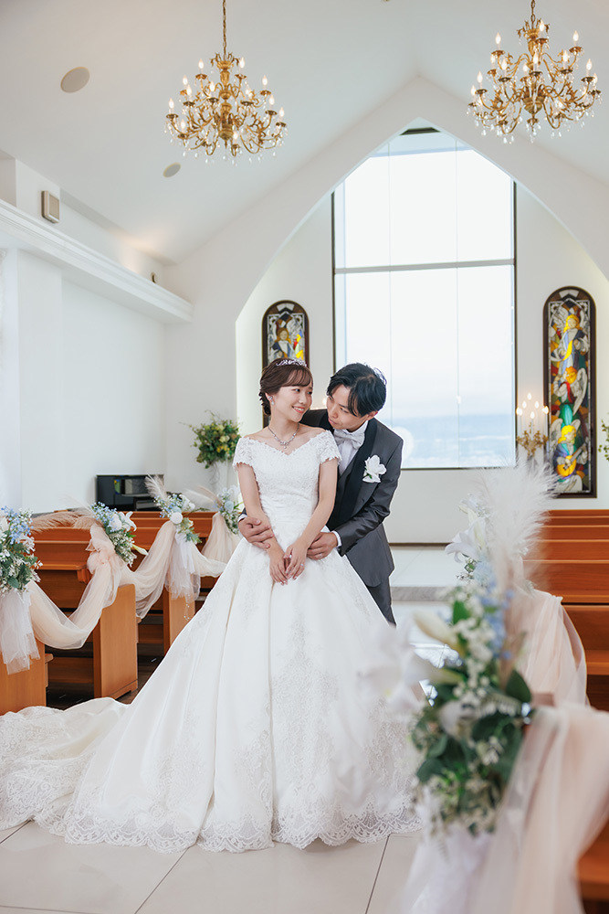 静岡フォトウエディングのフィーノスタイルで撮影したフォレストヒルズの新郎新婦