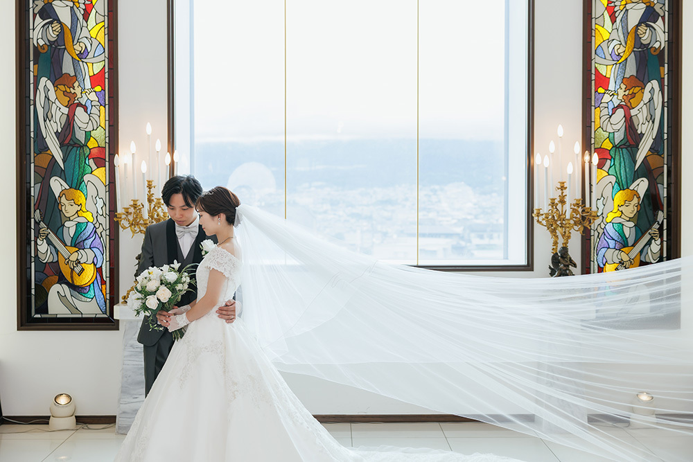 静岡フォトウエディングのフィーノスタイルで撮影したフォレストヒルズの新郎新婦