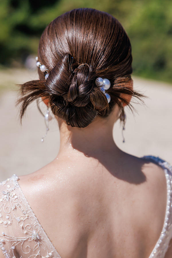 静岡フォトウエディングのフィーノスタイルで撮影した新婦のヘアメイク