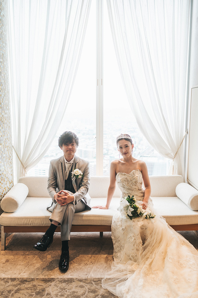 静岡フォトウエディングのフィーノスタイルで撮影した結婚式場の新郎新婦