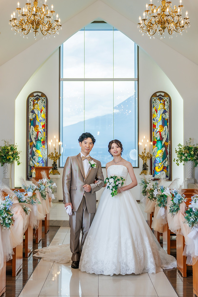 静岡フォトウエディングのフィーノスタイルで撮影したフォレストヒルズの新郎新婦