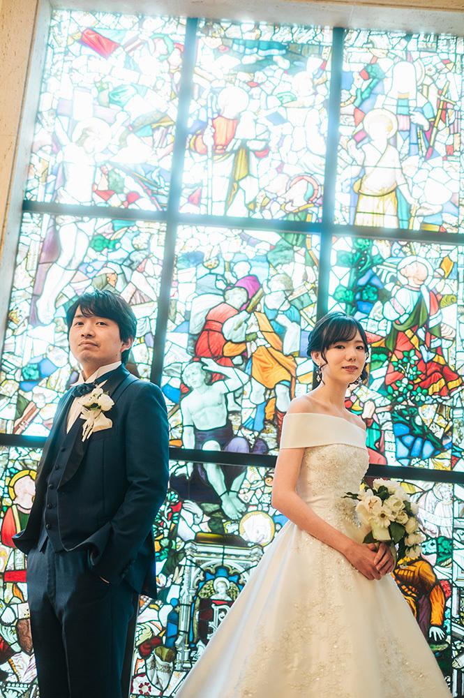 静岡フォトウエディングのフィーノスタイルで撮影したミッシェルガーデンコートの新郎新婦