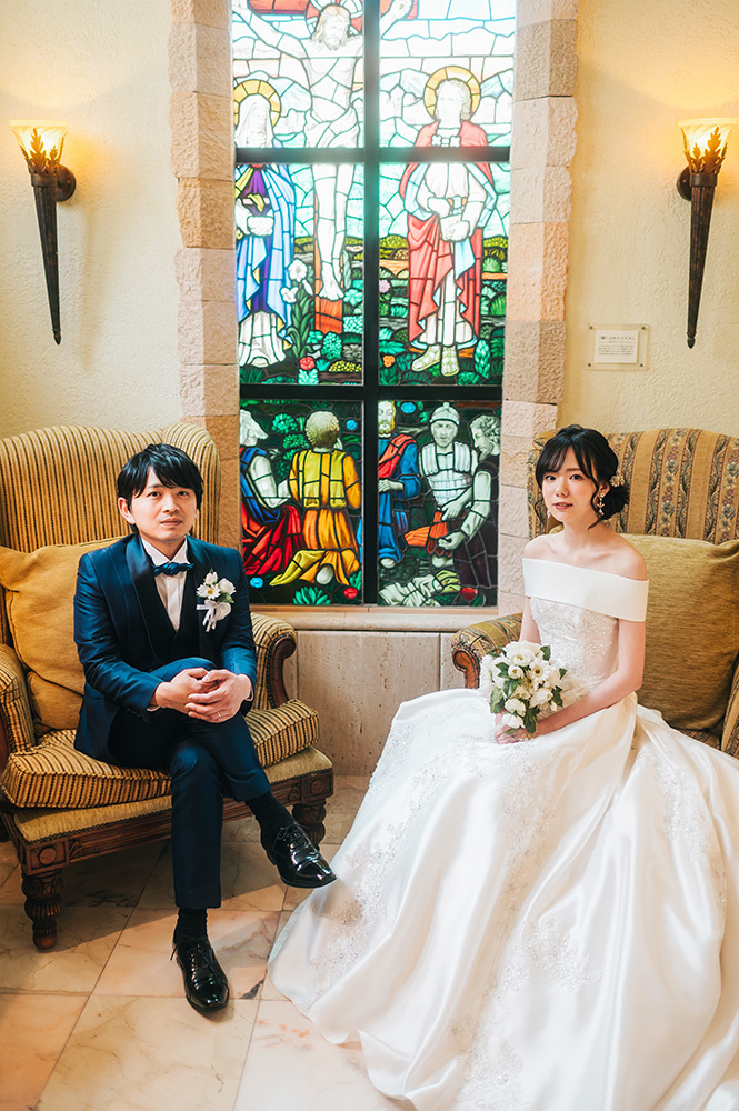 静岡フォトウエディングのフィーノスタイルで撮影したミッシェルガーデンコートの新郎新婦