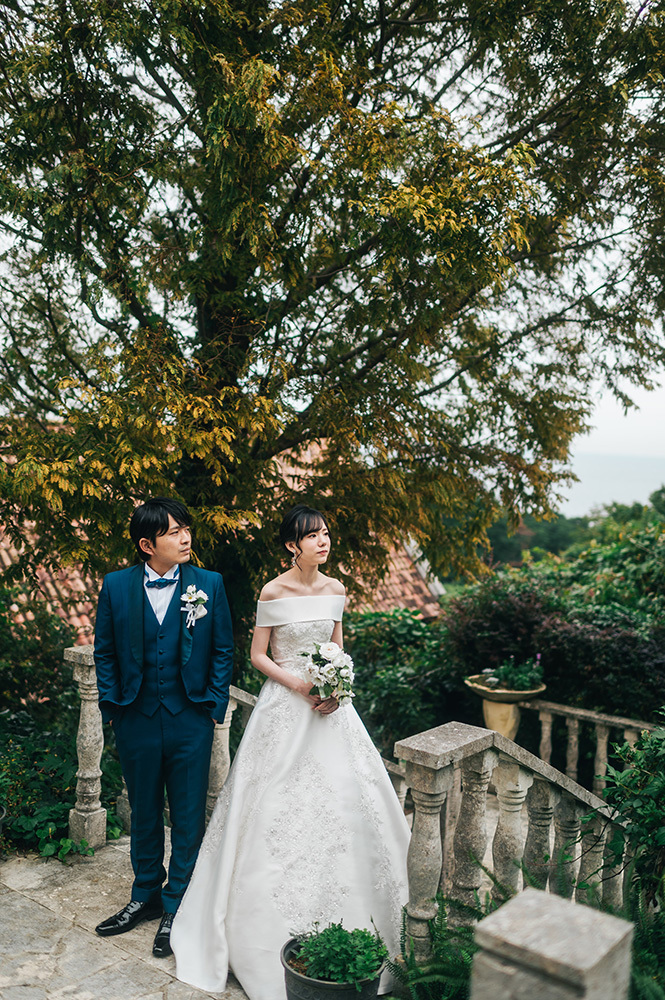 静岡フォトウエディングのフィーノスタイルで撮影したミッシェルガーデンコートの新郎新婦