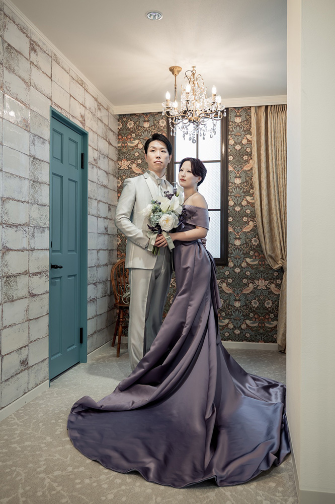 静岡フォトウエディングのフィーノスタイルで撮影したフィーノ富士店スタジオの新郎新婦の記念写真撮影