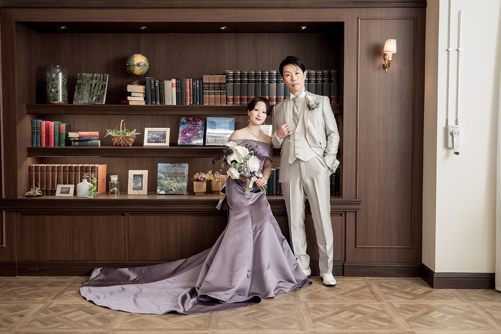 静岡フォトウエディングのフィーノスタイルで撮影したフィーノ富士店スタジオの新郎新婦の記念写真撮影