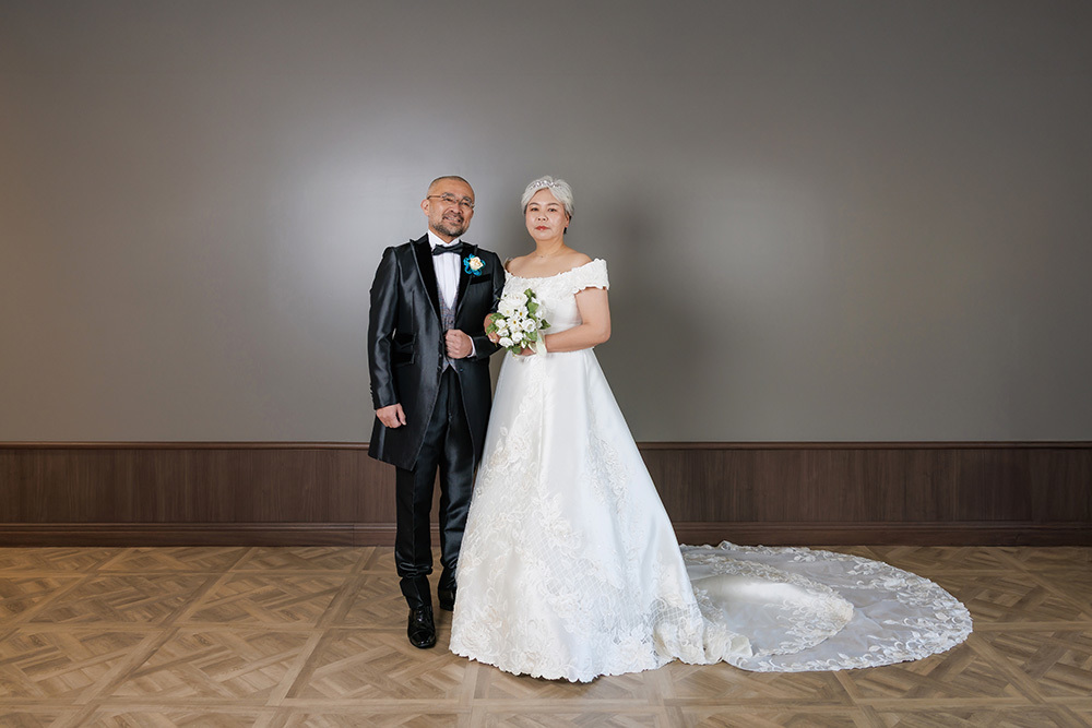 静岡県富士市のフィーノ富士店で撮影したバウリニューアルの記念写真・記念撮影