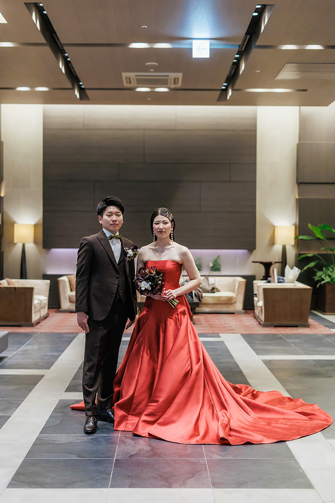 静岡フォトウエディングのフィーノスタイルで撮影した結婚式場の新郎新婦