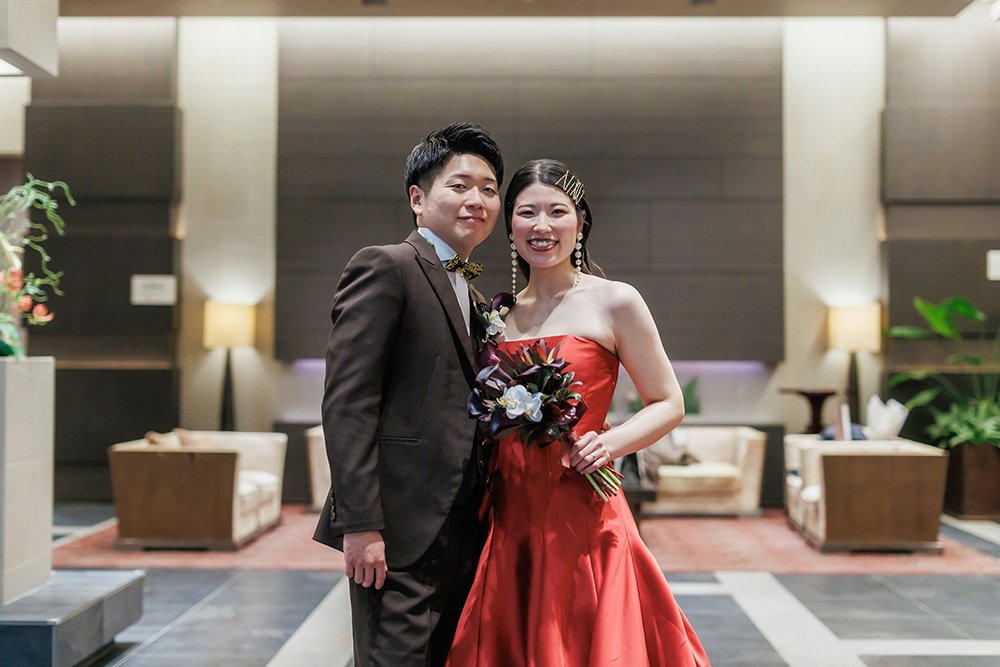 静岡フォトウエディングのフィーノスタイルで撮影した結婚式場の新郎新婦