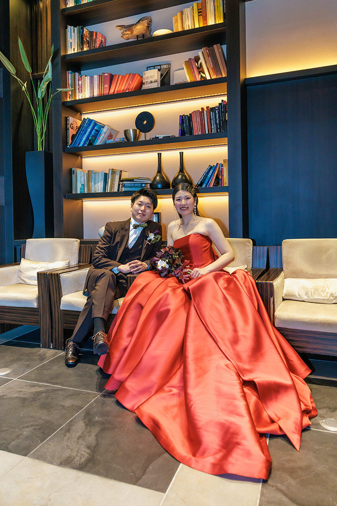 静岡フォトウエディングのフィーノスタイルで撮影した結婚式場の新郎新婦