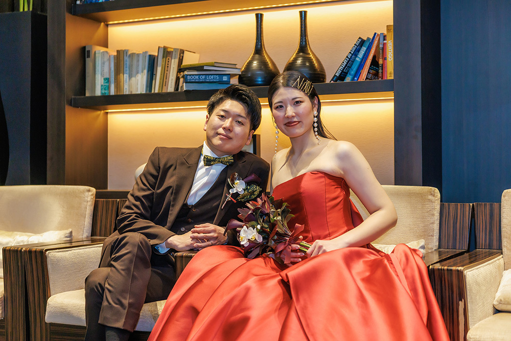 静岡フォトウエディングのフィーノスタイルで撮影した結婚式場の新郎新婦